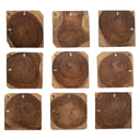 Ignite - Wood Wall Decor (Set of 9) - Black / Woodtone