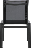 Nizuc - Outdoor Patio Dining Chair With Gray Frame (Set of 2)
