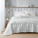 Cambria Premium Oversized Hypoallergenic Down Alternative Blanket With 3M Moisture Treatment - Gray