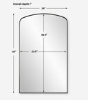 Tordera - Arch Mirror - Black
