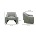 Kenzie - Accent Chair - Slated Moss - Moe's Home Collection - Accent Chairs - Elite Enclave Home