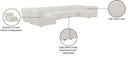 Miramar - 7 Piece Modular Sectional - Meridian Furniture - Stationary Sectionals - Elite Enclave Home