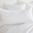 Danica - Euro Sham - White - Bone - Classic Home - Quilts & Shams- Elite Enclave Home