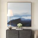 Cold Shoulder - Hand Painted Landscape Art - Black / Blue / Gray / White / Woodtone - Uttermost - Canvas Art - Elite Enclave Home