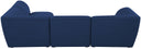 Miramar - 4 Piece Modular Sectional - Meridian Furniture - Stationary Sectionals - Elite Enclave Home