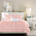 Waterfall - Twin Comforter Set - Blush