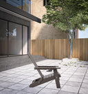 Heavy Duty Plastic Adirondack Chair - Chocolate