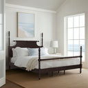 Beckett - Queen Turned Spindle Bed - Morocco Brown - Madison Park Signature - Platform Beds - Elite Enclave Home