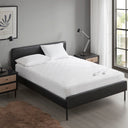 Embossed - Full Heated Mattress Pad - White