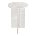 Grace - Marble Accent Table - White - Moe's Home Collection - Accent Tables - Elite Enclave Home