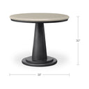 Esme - Outdoor Cafe Table - Cream - Moe's Home Collection - Dining Tables - Elite Enclave Home