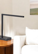 Slender Bar Metal LED Charging Desk Light - Black