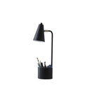 Desk Table Lamp With Black Cone Shade - Black