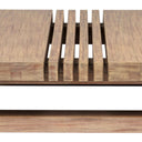33" Solid Wood Outdoor Coffee Table - Natural
