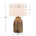 Harris - Table Lamp - Mottled Brown