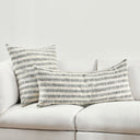 Linna - 24" x 24" Pillow - Natural / Black