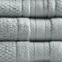 Adrien - 6 Piece Towel Set - Silver