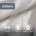 Laetitia - 3 Piece Tufted Duvet Cover Set - Taupe