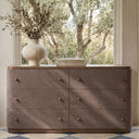 Simone - 6 Drawer Dresser - Brown - Moe's Home Collection - Dressers - Elite Enclave Home