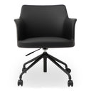 Morris - PVC Office Chair - Black - Moe's Home Collection - Swivel Chairs - Elite Enclave Home