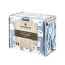 Flannel - California King Sheet Set - Blue Sheep