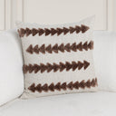 Essay - 22" x 22" LN Pillow - Frothed Brown - Classic Home - Accent Pillows - Elite Enclave Home