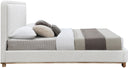 Nolita - Bed With Natural Base - Meridian Furniture - Upholstered Beds - Elite Enclave Home
