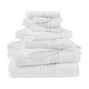 800GSM - 8 Piece Antimicrobial Towel Set - White - Madison Park Signature - Towel Sets - Elite Enclave Home
