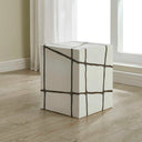 Rocklyn - Garden Stool - Bronze / White
