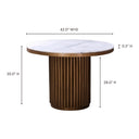 Tower - Dining Table - Antique Brass - Moe's Home Collection - Dining Tables - Elite Enclave Home