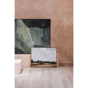 Vast Country - Framed Painting - White - Moe's Home Collection - Framed Prints - Elite Enclave Home