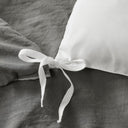 Porter - Queen Soft Washed Pleated Comforter Set - Gray
