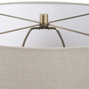 Maliyah - Linen Table Lamp - White