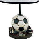 Soccer Themed Table Lamp - Black