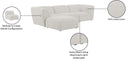 Miramar - 4 Piece Modular Sectional - Meridian Furniture - Stationary Sectionals - Elite Enclave Home