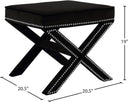 Nixon - Bench Ottoman - Meridian Furniture - Bench Ottomans - Elite Enclave Home