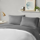 Microfiber - Twin Long All Season Wrinkle Free Sheet Set - Charcoal
