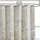 Isla - Printed Cotton Shower Curtain - Yellow