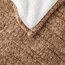 Marbled Sherpa - Heated Throw - Brown - True North by Sleep Philosophy - Heated Throws - Elite Enclave Home