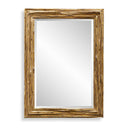 Overlap - Teak Wood Mirror - Light Brown