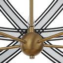 Spherical - 5 Light Pendant - Black