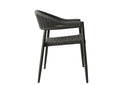 Aluminum Outdoor Arm Chair (Set of 4) - Gray