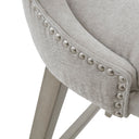 Emmett - 25.75" Swivel Counter Stool - Light Gray