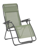 Steel Outdoor Zero Gravity Chair With Green Cushion - Green