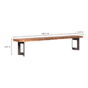 Bent - Large Bench - Natural Stain - Moe's Home Collection - Dining Benches - Elite Enclave Home