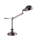 Metal Swing Arm Table Lamp - Silver
