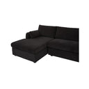Burrow - Sleeper Sectional With Left Storage Chaise - Black - Moe's Home Collection - Sleeper Sectionals - Elite Enclave Home