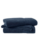 800GSM - 2 Piece Set Bath Sheet Antimicrobial - Dark Blue - Madison Park Signature - Towel Sets - Elite Enclave Home