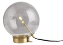 Metal Globe Table Lamp - Brass