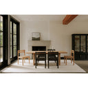 Round Off - Small Oak Dining Table - Light Brown - Moe's Home Collection - Dining Tables - Elite Enclave Home